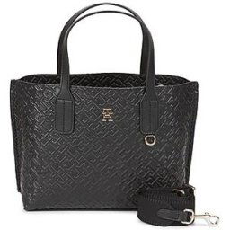 Cabas Tommy Hilfiger TH DISTINCT SMALL TOTE MONO Noir Unique femmes