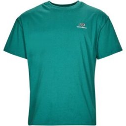 T-shirt New Balance UNI-SSENTIALS COTTON T-SHIRT Vert T3,T2,T1,T4 hommes