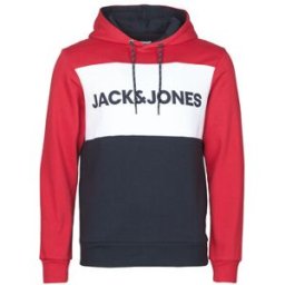 Sweat-shirt Jack & Jones JJELOGO BLOCKING Rouge EU S,EU XS hommes