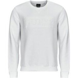 Sweat-shirt Guess BEAU CN SWEATSHIRT Blanc EU XXL,EU XL hommes