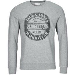 Sweat-shirt Jack & Jones JJJEANS Gris EU S,EU M hommes
