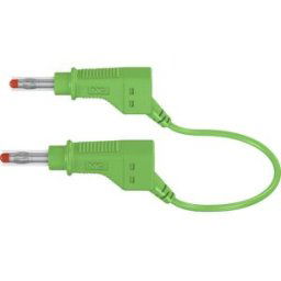 Stäubli XZG425/SIL Cordon de mesure de sécurité Banane mâle 4 mm Banane mâle 4 mm 2.00 m vert 1 pc(s)