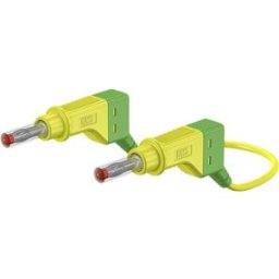 Stäubli XZG425/SIL Cordon de mesure de sécurité Banane mâle 4 mm Banane mâle 4 mm 2.00 m vert, jaune 1 pc(s)