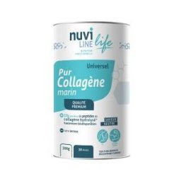 Nuviline Life pur Collagène Marin Sans Lactose 300 g - Pot 300 g