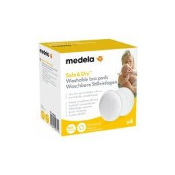 Medela Coussinets Lavables - Lot de 4 - Boîte 4 coussinets