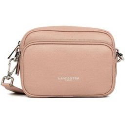 Sac Bandouliere LANCASTER Sac trotteur Double Zip Milano Ama 480-061 Nude Beige