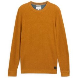 Pull Tom Tailor - Pull col rond - ambre