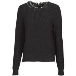 Pull MICHAEL Michael Kors CHAIN NK SWEATER Noir