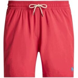 Polo Ralph Lauren Short de bain uni Rouge XL Male