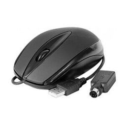 Hypertec 225113-hy souris bureau ambidextre usb type-a + ps/2 optique 800 dpi