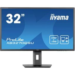 Moniteur LED Iiyama ProLite XB3270QSU-B1 CEE E (A - G) 80 cm 31.5 pouces 2560 x 1440 pixels 16:9 3 ms HDMI™, DisplayPort, casque (jack 3,5 mm), USB 3.1 (Gen 1)