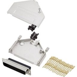 Kit embase SUB-D mâle mâle, droit 37 pôles encitech DTZK37-DBCP-K 6355-0050-04 180 ° à sertir 1 pc(s)