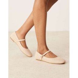 Glamorous - Ballerines style babies en raphia-Neutre Neutre 37 female