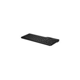 HP 475 - clavier - bi-mode, multi-dispositifs, compact, disposition en 2 zones, deplacement des touches surbaisse, 12 boutons programmables - Francais - noir de jais Peripherique d'entree