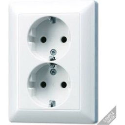 Jung x2 Insert Prise 2P+T blanc-alpin AS5020KIUWW 1 pc(s)
