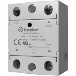 Finder Relais à semi-conducteurs 77A190248250 25 A Tension de contact (max.): 280 V/AC à commutation au zéro de tension 1 pc(s)