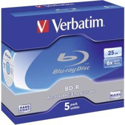 Blu-ray BD-R vierge Verbatim 43715 jewelcase 5 pc(s) 25 GB