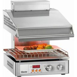 Salamandre de Cuisine électrique hi-light - 2 zones - Bartscher