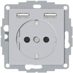 Merten Insert System Design aluminium MEG2366-0460 1 pc(s)