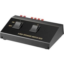 Goobay 60928 2 ports Commutateur pour haut-parleur commutable individuellement