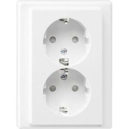 Merten Prise de courant System M blanc polaire MEG2420-1419 1 pc(s)