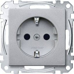 Merten Prise de courant System M aluminium MEG2300-0460 1 pc(s)