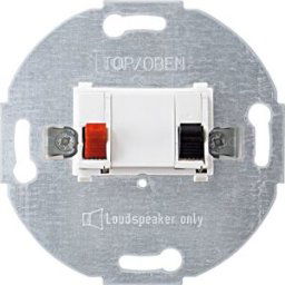 Merten Insert Prise pour haut-parleur blanc polaire 466919 1 pc(s)