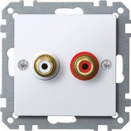 Merten Prise pour haut-parleur System M blanc polaire MEG4350-0319 1 pc(s)