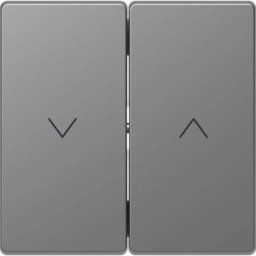 Merten Cache Interrupteur va-et-vient System Design acier inoxydable MEG3855-6036 1 pc(s)