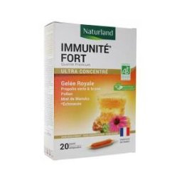 Naturland Immunité Fort Bio 20 Ampoules de 10 ml - Boîte 20 ampoules de 10 ml