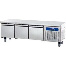 Soubassement Réfrigéré avec 3 Tiroirs 1/1 pour Appareils de Cuisson, L1800 mm - Mastro