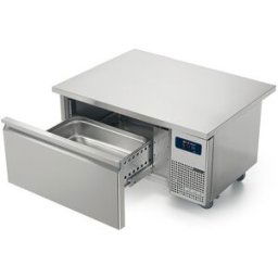 Virtus Group Soubassement réfrigéré avec 1 tiroirs GN 2/1 h150 mm pour appareils de cuisson 900 mm, l:1200 mm- Virtus