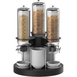 Distributeur de céréales rotatif 3 tubes - Casselin