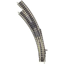 Aiguillage enroulé, à gauche Fleischmann 9174 (N) Voie Fleischmann piccolo (avec ballast) 1 pc(s)