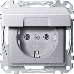 Merten Prise de courant System M aluminium MEG2311-0460 1 pc(s)