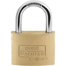 Burg Wächter 3061 Cadenas 45.00 mm fermeture différente laiton avec serrure à clé