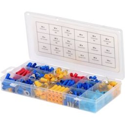 KS Tools 970.0300 Assortiment de cosses à sertir 0.50 mm² 6 mm² rouge, bleu, jaune 360 parties