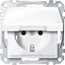 Merten Prise de courant System M blanc polaire MEG2314-0319 1 pc(s)