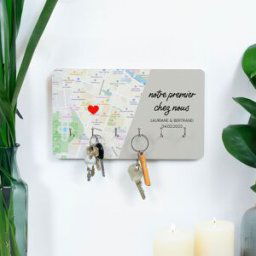 cadeauxfolies Porte-clés Mural personnalisé Là où tout a commencé, Cadeau romantique, Cadeau mariage, Petits cadeaux, Cadeau, Idée cadeau