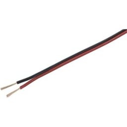 Câble haut-parleur TRU COMPONENTS 93030c484 1565746 2 x 0.8 mm² rouge, noir 100 m