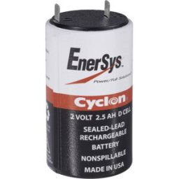 Batterie au plomb 2 V 5 Ah EnerSys Hawker Cyclon X plomb (AGM) (Ø x H) 45 mm x 82 mm cosses plates 6,35 mm sans entretien, modèle de batterie à bobine,