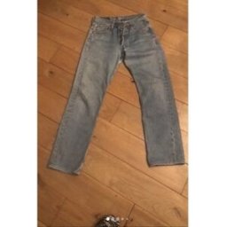 Jeans Levis Jean 501 coupe droite Bleu
