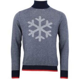 Pull Peak Mountain Pull homme CAFLAKE Marine