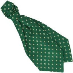 Cravates et accessoires Tony & Paul Lavallière à nouer Fleurs de Lys - BOURBON Vert