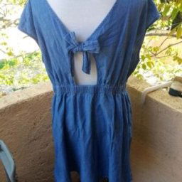Robe courte Bonobo Robe jean Bleu