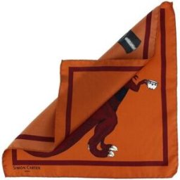 Costumes et cravates Simon Carter Pochette Orange