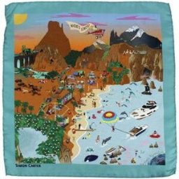 Costumes et cravates Simon Carter Pochette Bleu