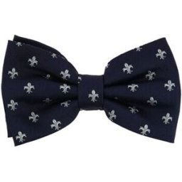 Cravates et accessoires Tony & Paul Noeud papillon noué Fleurs de Lys - BOURBON Bleu