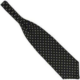 Cravates et accessoires Tony & Paul Foulard Ascot Fleurs de Lys - BOURBON Noir