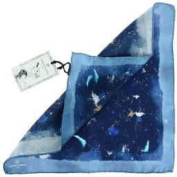 Costumes et cravates Simon Carter Pochette Bleu